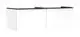 Hansgrohe-HG-Xelu-Q-Waschtischunterschrank-Weiss-Hochglanz-1560-550-mit-2-Schubkaesten-fuer-Konsolen-mit-Aufsatzwaschtisch-geschliffen-Mattschwarz-54070670 gallery number 1